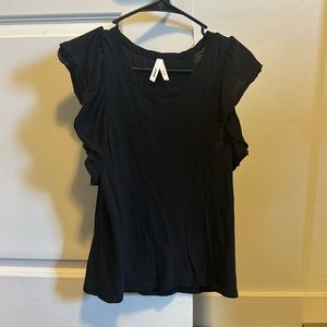Ruffle Sleeve Cotton top